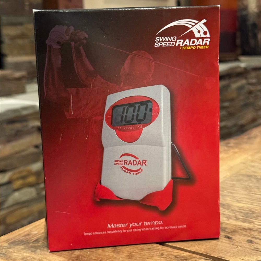 SWING SPEED RADAR and Tempo Timer Portable Doppler 40-250 MPH Golf and Baseball